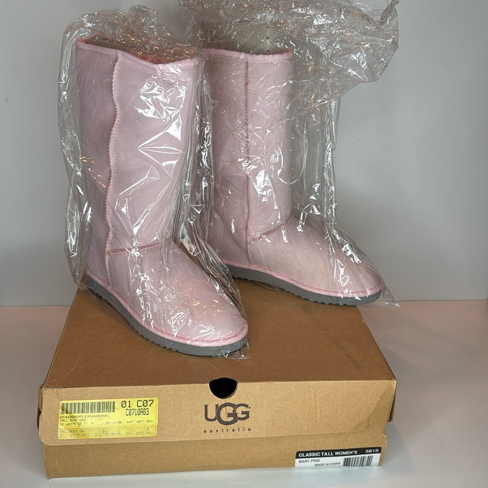 Ugg classic tall baby pink boots